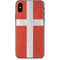 Denmark Flag Distressed iPhone XS Skin